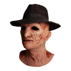 Trick Or Treat Studios Masks-A Nightmare on Elm Street 2: Freddy's Revenge - Deluxe Freddy Krueger Mask with Fedora Hat