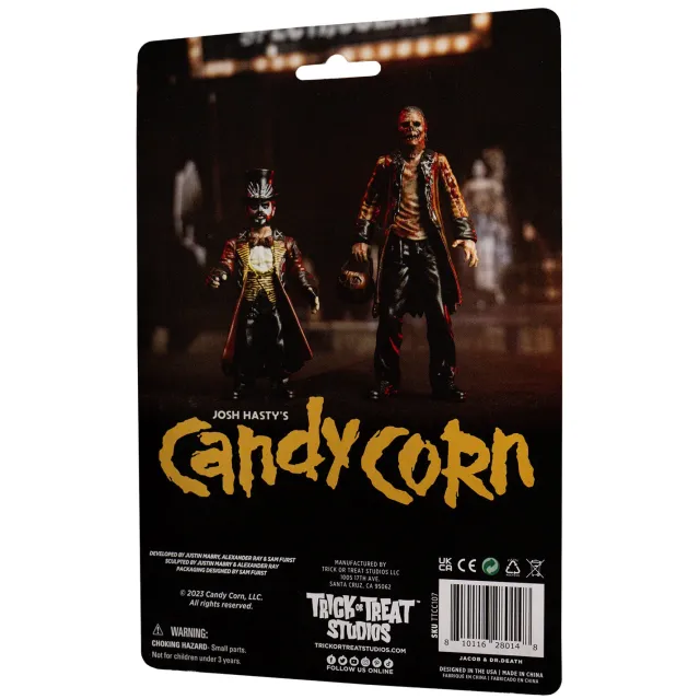 Trick Or Treat Studios Last Chance Items|Collectibles-Candy Corn - Jacob & Dr. Death - 3.75" Figure 2 Pack