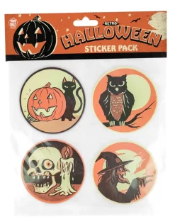 Trick Or Treat Studios Accessories & More|Home & Decor-Classic Halloween Sticker Pack (4 ct)