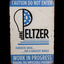Trick Or Treat Studios Last Chance Items|Home & Decor-Gremlins Peltzer Workshop Metal Sign