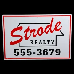 Trick Or Treat Studios Home & Decor-Halloween 1978 - Strode Realty Metal Sign