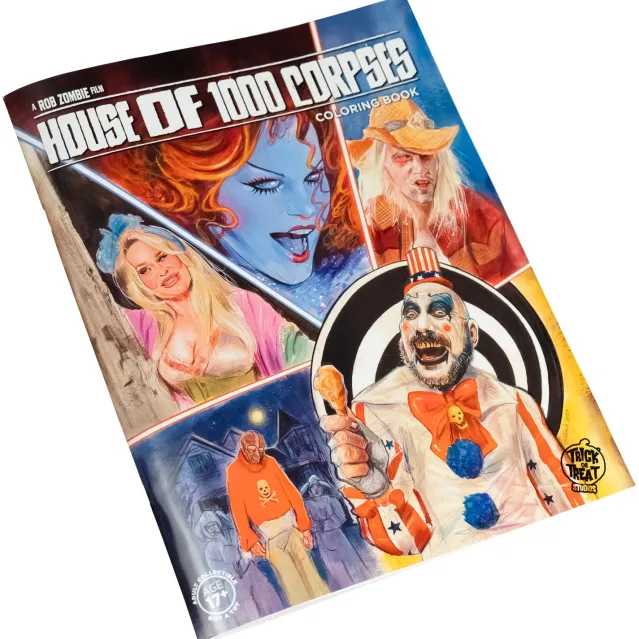 Trick Or Treat Studios Games & Puzzles-House of 1000 Corpses - Coloring Book