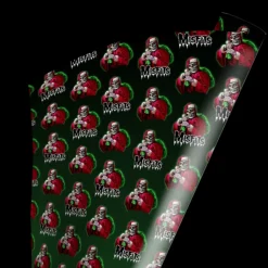 Trick Or Treat Studios Wrapping Paper|Home & Decor-Misfits - Crimson Cringle Wrapping Paper