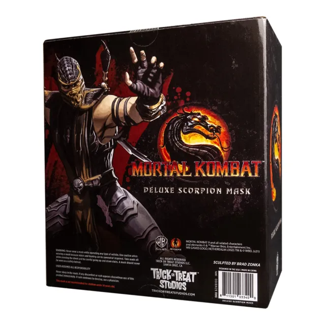 Trick Or Treat Studios Masks-Mortal Kombat - Scorpion Mask
