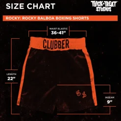 Trick Or Treat Studios Costumes & Props-Rocky III Clubber Lang Boxing Trunks