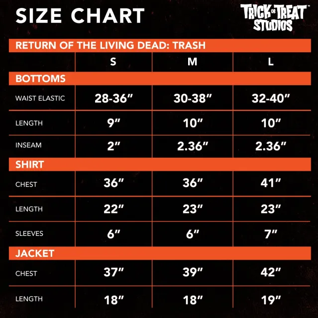Trick Or Treat Studios Costumes & Props-The Return of the Living Dead - Trash Costume