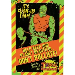 Trick Or Treat Studios Home & Decor-Toxic Crusaders - Don't Pollute Metal Sign